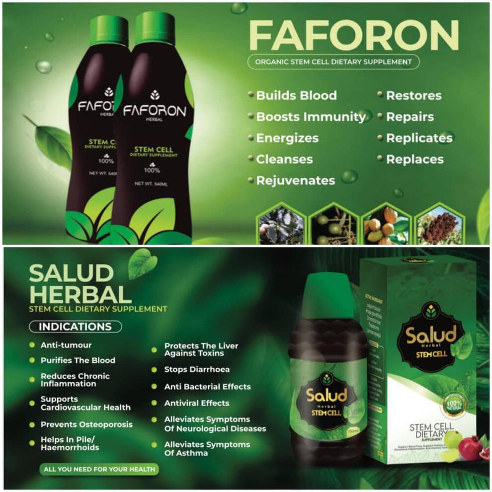 Faforon Herbal Stem Cell. https://www.facebook.com/share/16DqjJ2VLe/?mibextid=wwXIfr